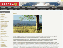 Tablet Screenshot of afryka.biz.pl