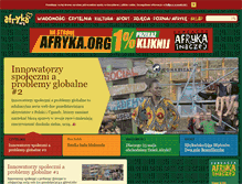 Tablet Screenshot of afryka.org